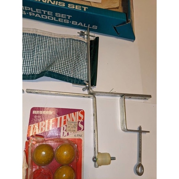 Vintage Sportcraft 4 Player Table Tennis Set The Professional Line Model 19073 - Picture 4 of 12